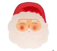 Assiette tête de Père Noël céramique - Atmosphera createur d'interieur