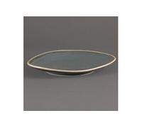 Assiette Triangulaire Couleur Océan Kiln 230 mm x 6