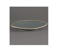 Assiette Triangulaire Couleur Océan Kiln 230 mm x 6