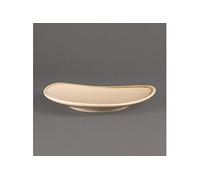 Assiette Triangulaire Couleur Sable Kiln 230 mm x 6