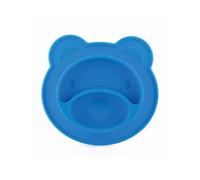 Assiette Ventouse Silicone Ours Nuby Bleu