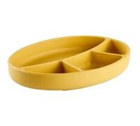 Assiette ventouse - THERMOBABY - Silicone - Jaune Miel - Compartimentée et antidérapante Jaune Miel G