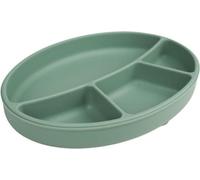 Assiette ventouse - THERMOBABY - Silicone - Vert Cactus - Compartimentée et antidérapante