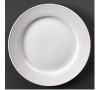 Assiettes à Bord Large Linear 254(Ø)mm x 12