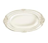 Assiettes À Desserts Assiette À Dîner Créative En Céramique Gaufrée, Grande Ronde De Ménage, Plate Vaisselle De Dîner