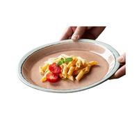 Assiettes À Desserts Assiette à Steak rétro grande assiette pratique occidentale en céramique Plate Vaisselle De Dîner