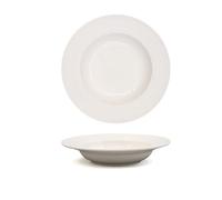 Assiettes À Desserts Assiette en céramique simple, assiette de restaurant d'hôtel, plat brossée luxe légère Vaisselle De Dîner(9inch-white)