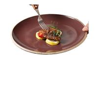 Assiettes À Desserts Assiette Plate créative assiette à Steak en céramique, rétro de Restaurant Vaisselle De Dîner