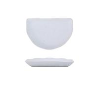 Assiettes À Desserts Vaisselle créative de style demi-assiette en céramique, assiette plate, assiettes à collation for restaurant japonais, plats for le dîner Vaisselle De Dîner(A)