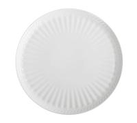 Assiettes À Dîner Assiette en céramique blanche en relief, assiette plate créative for hôtel, restaurant, cuisine occidentale, assiette à pizza for la maison Assiette À Dîner En Céramique(S)