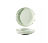 Assiettes à Dîner Assiette en céramique Style crème, soucoupe de couleur assortie, assiette profonde, assiette à dîner, assiette à fruits créative et personnalisée Saladier de Cuisine