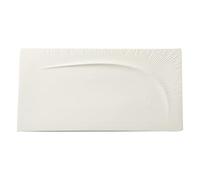 Assiettes à Dîner Assiette plate créative blanche pure for restaurant occidental, assiette à steak, vaisselle simple en céramique Saladier de Cuisine