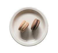 Assiettes à dîner réutilisables Assiette à fruits Assiette à dessert Assiette plate blanche unie Restaurant Cuisine Normal Assiette plate Compact Disc Coffee Shop Dessert Assiette plate Assiette à