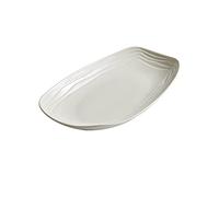 Assiettes à dîner réutilisables Plateau de service Plateau à la maison Plat de poisson cuit à la vapeur Assiette plate Plateau alimentaire occidental Assiette à salade Assiette à salade pour la