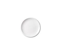 Assiettes à Dîner Vaisselle de cuisine d'hôtel de 10 pouces, petite assiette en céramique à large bord, ronde et peu profonde, blanc pur, for restaurant, club, plat chaud, sauté Saladier de Cuisine