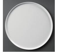 Assiettes à Pizza Blanches 330mm x 4