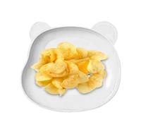 Assiettes à Snack Bear - Assiettes mignonnes pour | Vaisselle de dessin animé fabriquée en matériau de qualité alimentaire, plateau de service pour gâteaux, bonbons, collations aux fruits