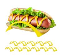 Assiettes À Tacos - Ensemble De Supports Colorés De 4,33 Pouces | Support De Coque À Tacs Street Support À Tacos Pour Doux Ou Dur Lave-vaisselle Passe Au Micro-ondes Cuisine À Domicile Dîner Fête Pla