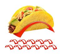 Assiettes À Tacos - Ensemble De Supports Colorés De 4,33 Pouces | Support De Coque À Tacs Street Support À Tacos Pour Doux Ou Dur Lave-vaisselle Passe Au Micro-ondes Cuisine À Domicile Dîner Fête Pla