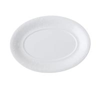 Assiettes Apéritives Bols à Pâtes Assiette à poisson en céramique cuite à la vapeur, plat en relief for hôtel, restaurant, vaisselle de couleur sous glaçure ovale Assiettes de service pour les fêtes