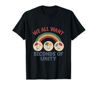 Assiettes Arc-en-Ciel We All Want Seconds of Unity T-Shirt