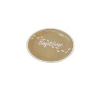 Assiettes “Baptême” - Petons - lot de 6