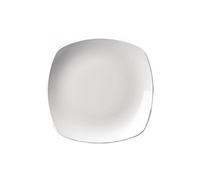 Churchill Super vitrifiée W889 Uni Ware X à carreaux Assiette, Blanc (lot de 12)