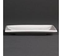 Assiettes Carrées Blanches 295(L)mm x 6 Olympia NC G