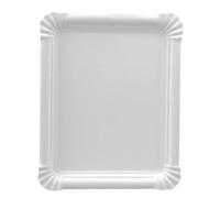 Assiettes carton ""pure"" rectangulaire 16 5 cm …