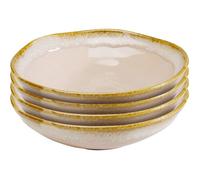 Assiettes creuses - KARE - Nala - Set de 4 - Vintage - Grès rose 20cm