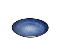 nisbets limited Olympia Luna Lot de 4 assiettes coupées Bleu nuit 255 mm