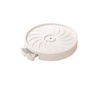 Assiettes de fleurs élégantes pour décorations de thé, plateau mobile universel silencieux et invisible en plastique pour balcon, parfait pour les fêtes de jardin, les fêtes prénuptiales et le