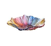 Assiettes de fruits, Assiette de fruits colorée, essentiel du salon, assiette à collation, assiette à fruits, assiette en cristal, choix exquis for la table basse du salon, pour comptoir de cuisine(M
