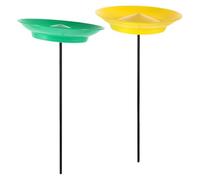 Assiettes de Jonglage pour Débutants, Lot de 2 Set de Set de Plastique | Kit Jonglerie, Petit Bâton de Jonglage, Jeu de Jonglage pour Adultes, Jouet de Jeu D'adresse de Jonglage