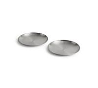 Assiettes de Marché en Plein Air HAY, Lot de 2, Format Moyen , Argent