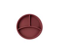Assiettes de marque Eco Rascals. Modèle platine en silicone écologique raascals "2 en 1"