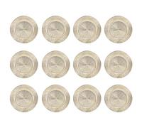 Assiettes de présentation en plastique - idéales pour Noël - 33 cm Or - Blast