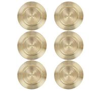 Assiettes de présentation en plastique - idéales pour Noël - 33 cm Or - Mosaïque