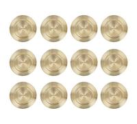 Assiettes de présentation en plastique - idéales pour Noël - 33 cm Or - Mosaïque