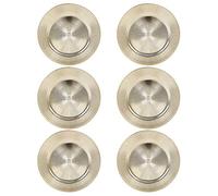 Assiettes de présentation en plastique - idéales pour Noël - 33 cm Or - Starburst.