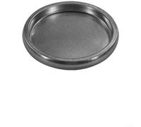 Assiettes de service empilables vintage | Plateaux en acier inoxydable 304 avec finition brossée gris neige pour casserole chaude | BBQ et buffet coréens | Service de table imbriqué peu encombrant