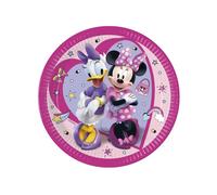 Folat 93830P Assiettes Papier FSC Minnie Mouse 23cm - 8 pièces