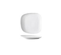 Assiettes en Céramique Assiette à steak occidentale simple, assiette carrée blanche en céramique, créative for la maison, plate, vaisselle for hôtel, restaurant Assiettes de Cuisine