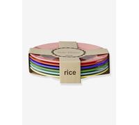 Assiettes en mélamine petites rondes lot de 6 rice multicolore TU