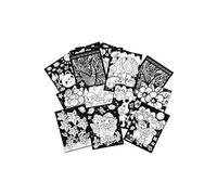 assiettes en velours noir 25 x 19 cm 16 pièces