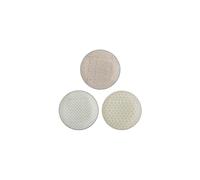 Assiettes lot de 3 en grès multicolore Patrizia