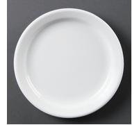 Assiettes - OLYMPIA - Olympia - Porcelaine - Ø 180 mm - Lot de 12