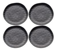 Assiettes Organic 26cm noires set de 4 Kare Design