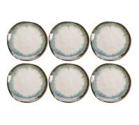 Assiettes Organic bleues 20cm set de 6 Kare Design