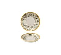 Assiettes plates Assiette en céramique, disque ménager, assiette à manger de cuisine, couverts ronds, assiette à Dessert Vintage, assiette Plate Simple Service de table(Colorful)